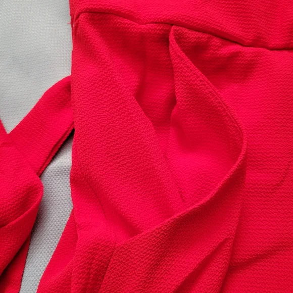 red romper with sleeves - Picture 6 of 12